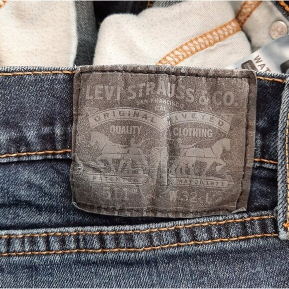 LEVI'S 511 Slim Fit Blue Jeans 04511-1390 Men's Sz 32 - Picture 9 of 12